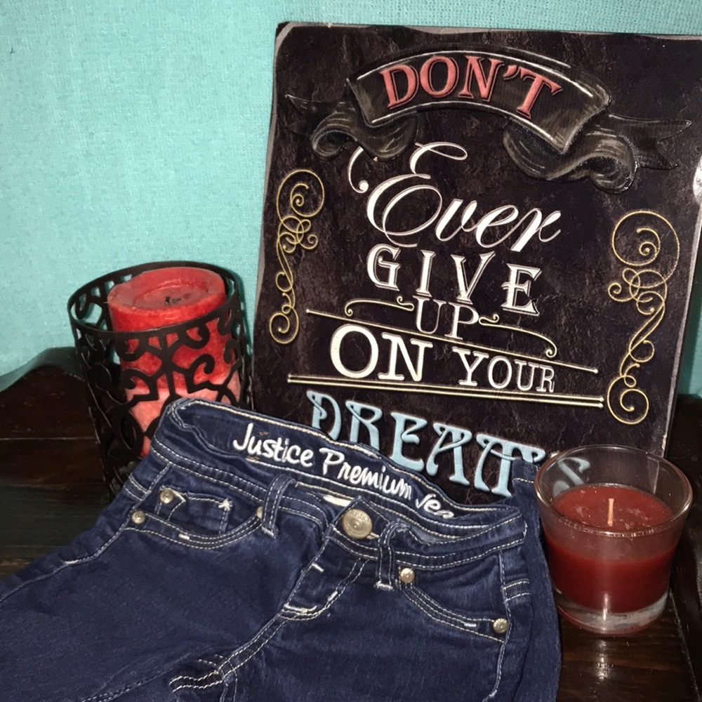 Justice premium jeans great condition!